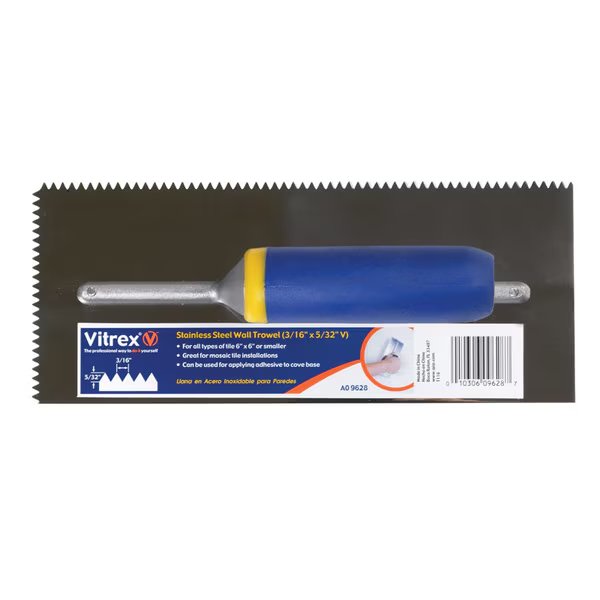 V NOTCH TROWEL 4.5X11