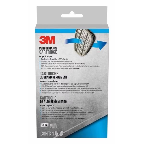 3M KN95 Sanding and Lead Paint Removal Replacement Cartridge 6000 Gray 1 pair, Scotch, Mfr#: 6001P1-DC