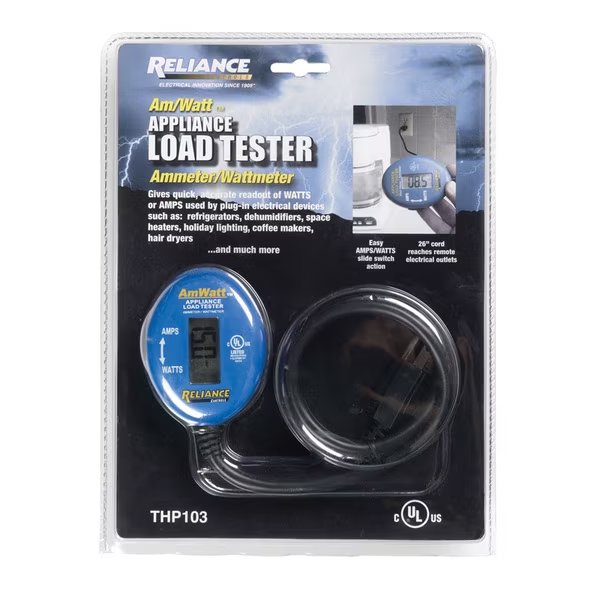 Appliance Load Tester, Reliance Controls, Mfr#: THP103
