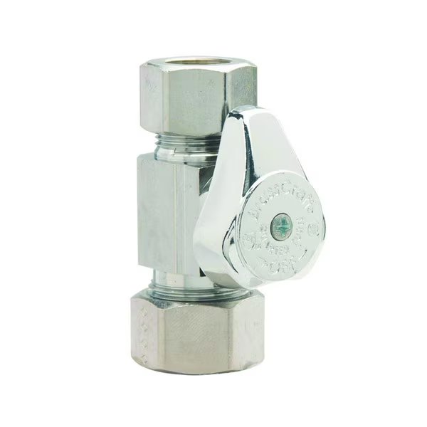 VALVE  STRT 1/2""OD COMP, Brasscraft, Mfr#: G2CR34X CD