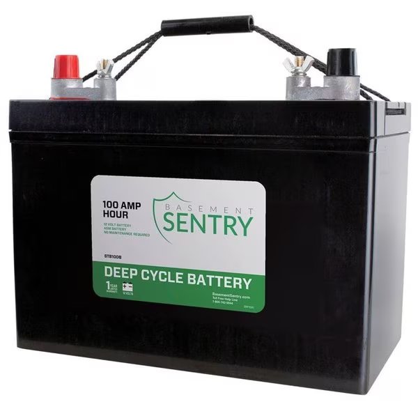 DEEP CYCLE BATTRY 100AMP, Zoeller, Mfr#: STB100B