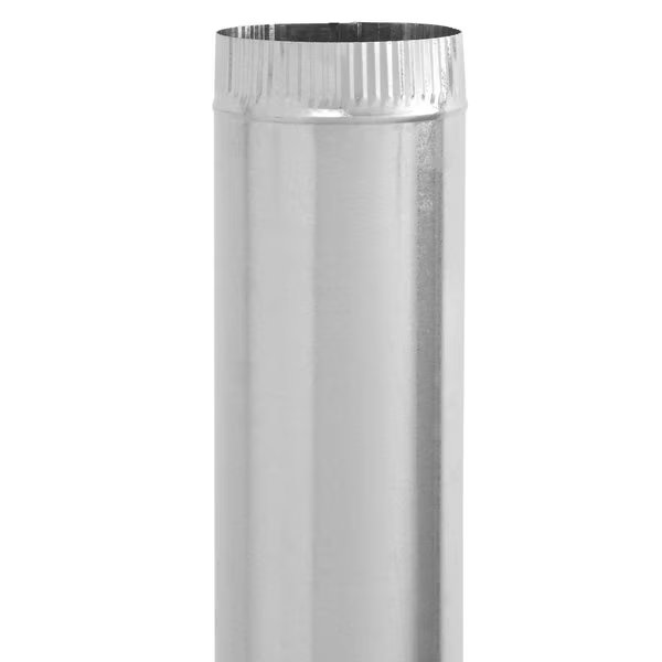 3 in. D X 24 in. L Galvanized Steel Furnace Pipe, Imperial Mfg, Mfr#: GV1815