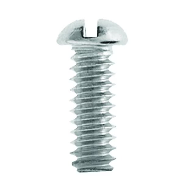 No. 10-24 X 1/2 in. L Slotted Round Head Brass Bibb Screw, Danco, Mfr#: 35154B