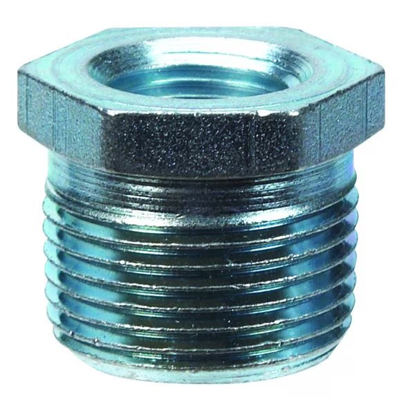 Corporation 1/4 in. MPT X 1/8 in. D MPT Galvanized Hex Bushing, Billco, Mfr#: 753288000018