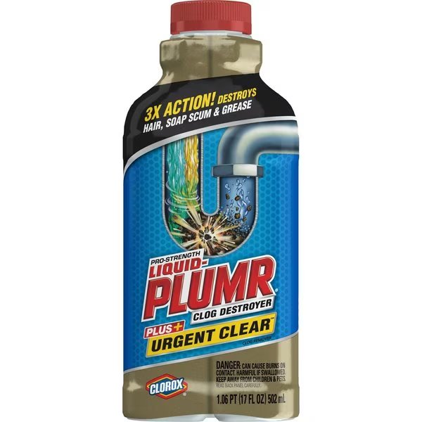 Liquid-Plumr Liquid Clog Remover 17 oz, Liquid-Plumr, Mfr#: 30548