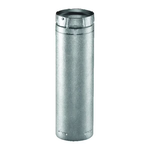 DuraVent 3 in. D X 6 in. L Steel Double Wall Stove Pipe, B & K, Mfr#: 3PVL-06R