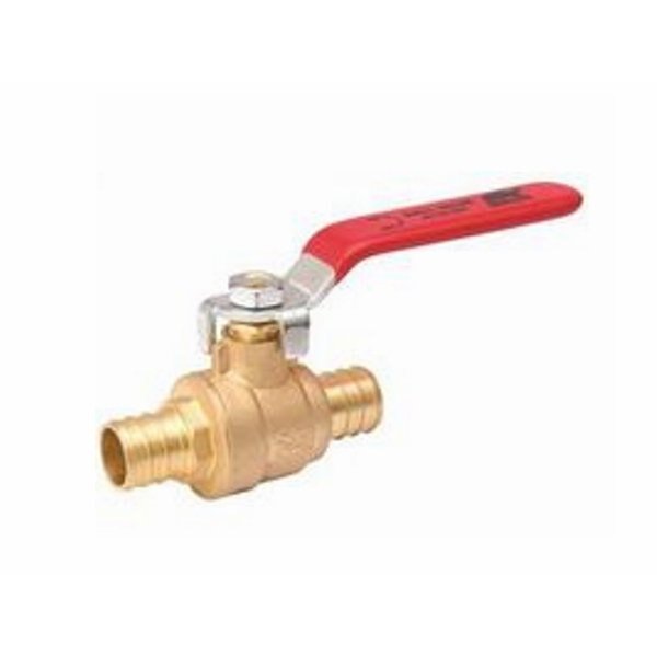 BK Products ProLine 3/8 in. Brass PEX Ball Valve Full Port, Mueller Industries, Mfr#: 107-342NL