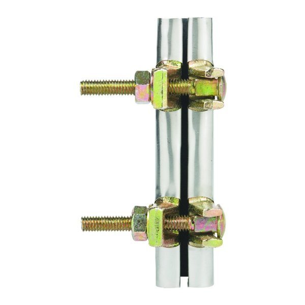BK Products 3/4 in. Galvanized 430 Stainless Steel Pipe Repair Clamp, B & K, Mfr#: 160-704