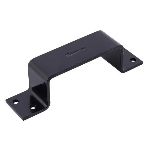 Black Steel Bracket 61332 in L, Hampton, Mfr#: 02-3402-013