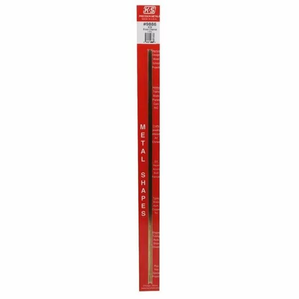 BRS TUBE RC 1/8X3/16X12in., K&S Precision Metals, Mfr#: 9886