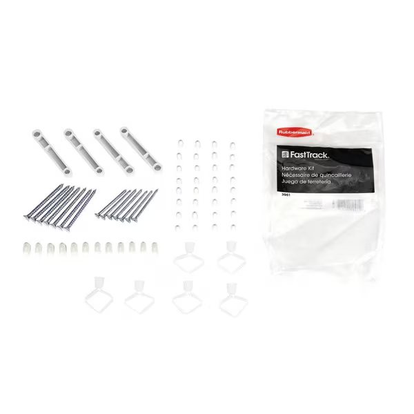 Hardware Fasttrackbg5 Ea, Rubbermaid, Mfr#: 3P56-LW-WHT