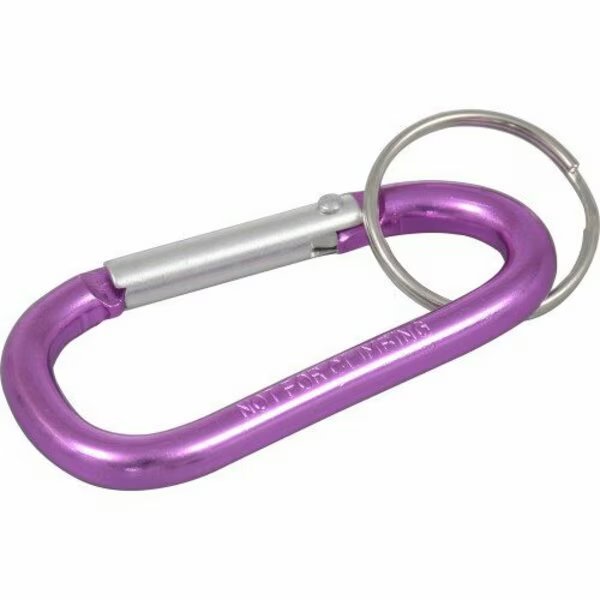 Aluminum Multicolored Carabiner Clip Hook Key Chain, 36PK, Hillman, Mfr#: 706688
