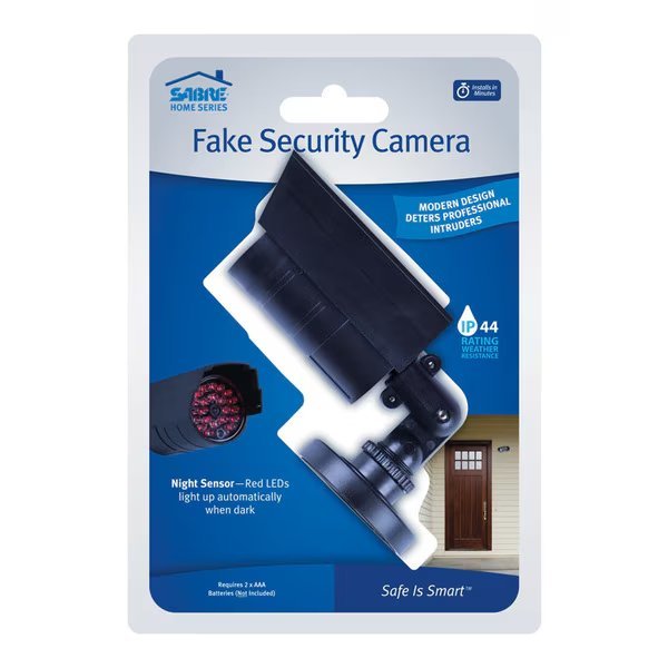 Fake Outdor Scurity Cmr, Sabre, Mfr#: HS-FSCR-B
