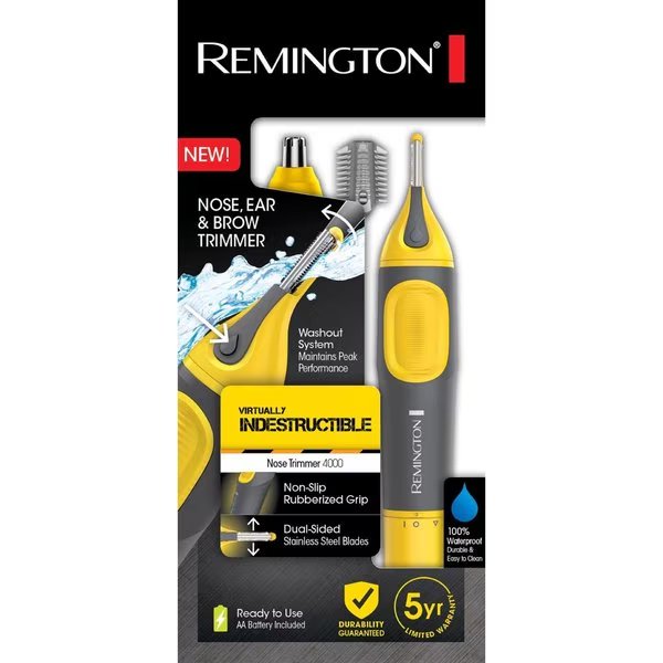 Virtually Indestructible Nose	 Ear and Eyebrow Trimmer, Remington, Mfr#: NE3871
