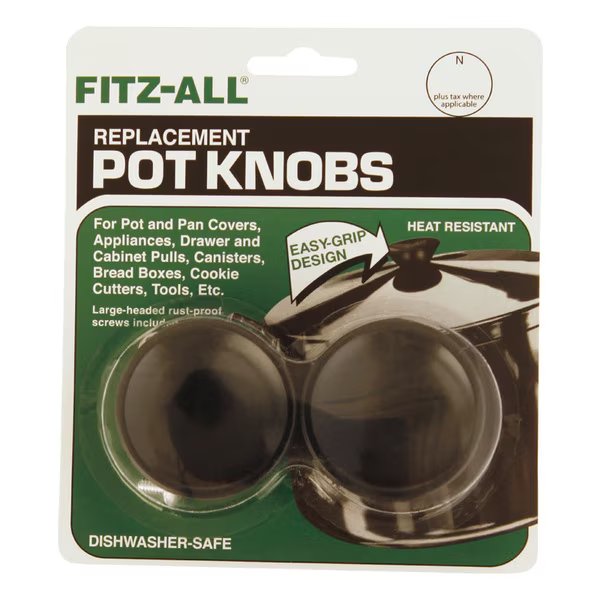 KNOB POT FITZ-ALL 2PK, Tops, Mfr#: 55707