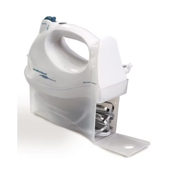 White 6 speed Hand Mixer, Hamilton Beach, Mfr#: 62695V