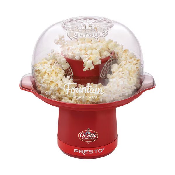 Hot Air Popper 20Cup Red, National Presto, Mfr#: 04868