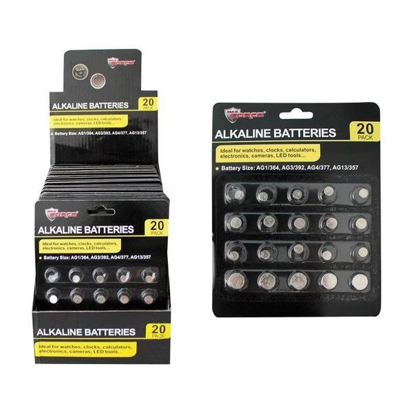 MAX Force Alkaline Assorted 3 V Button Cell Battery , 20PK, Diamond Visions, Mfr#: 22-2220641