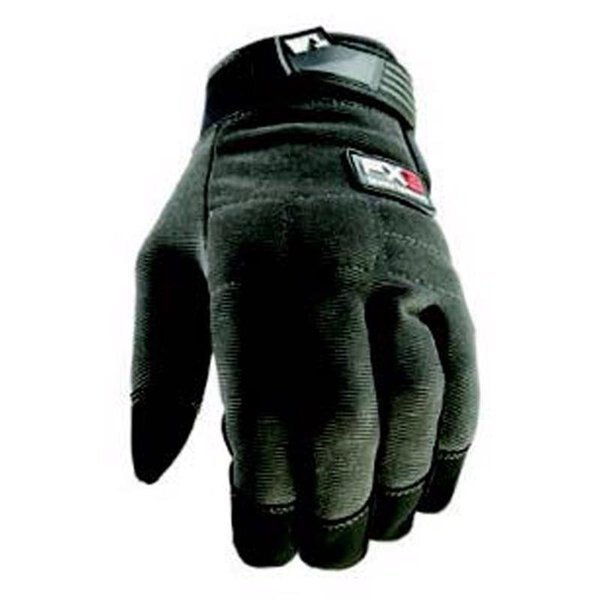 Men's Indoor/Outdoor FX3 Work Gloves Black/Gray L 3 pair, 3PK, Wells Lamont, Mfr#: 7850L