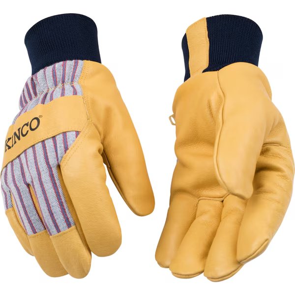 Lind Pigskin Knit Glv M, Kinco, Mfr#: 1927KW-M