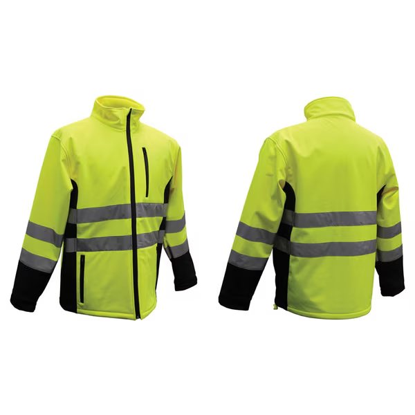 Hi-Vis Sftshl Jacket Med, Boss, Mfr#: 3SS7000M