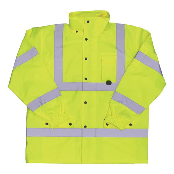 Hi-Vis Raincoat Lrg, Boss, Mfr#: 3NR6000L