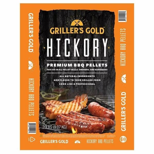 WOOD PELLETS GG HKRY 20#, Grillers Gold, Mfr#: GGHI20