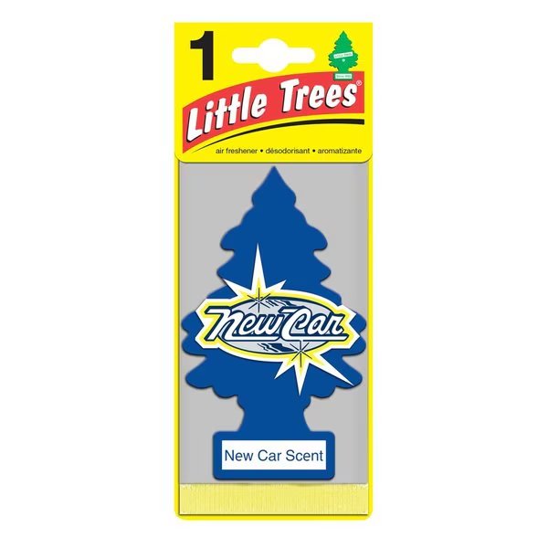Blue Car Air Freshener, Little Trees, Mfr#: U1P-10189