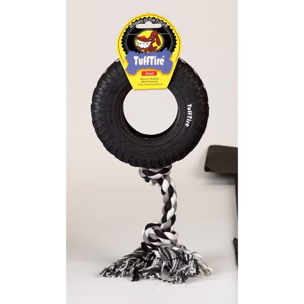 DOG TUG TOY PLL RPE RUBR, Tufftire, Mfr#: 52988