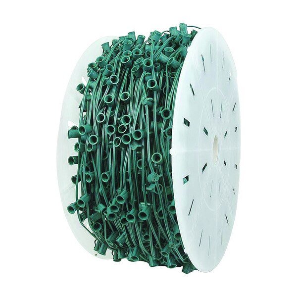 Lite Cord Rl C7 1000'Grn, Holiday Bright Lights, Mfr#: C71000GC-12A
