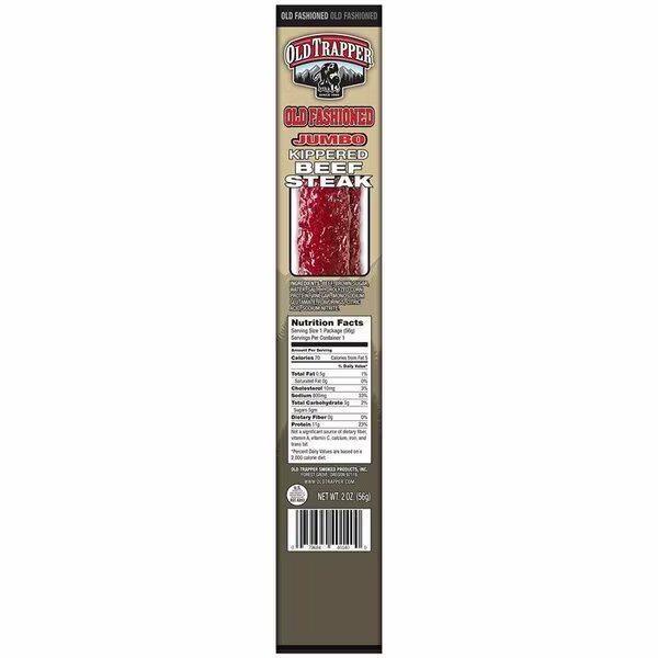 BEEF STEAK JUMBO KIPP2OZ, Old Trapper, Mfr#: 40140T