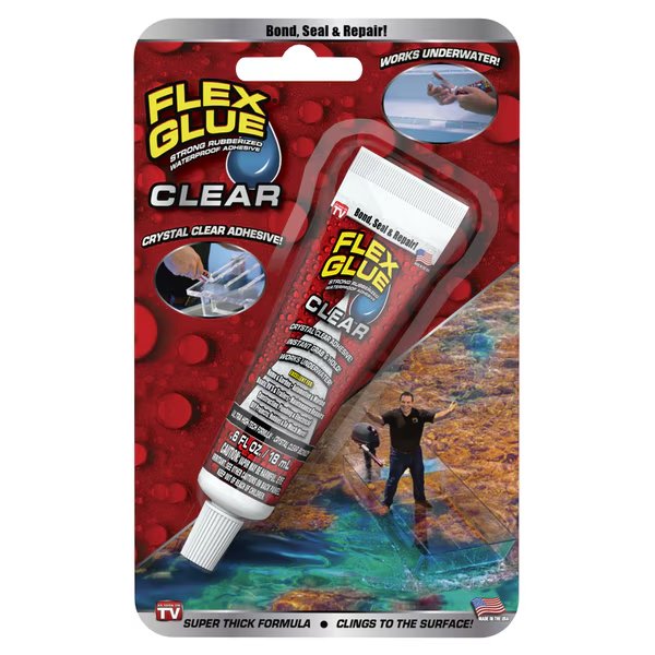 Off-White, 4 Ga, Pail, Flex Glue, Mfr#: GFSCLRMINI-8