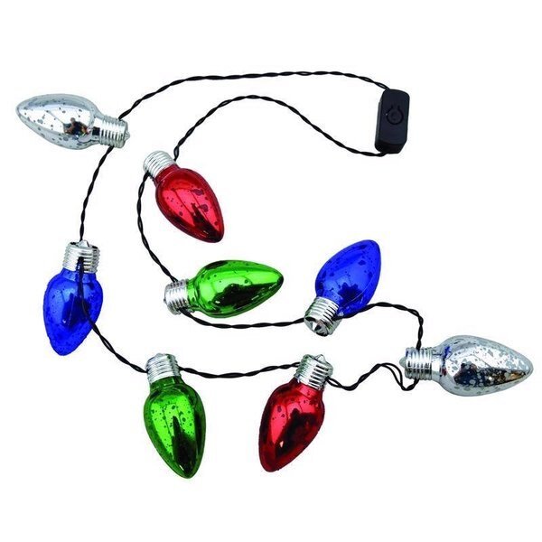 Magic Seasons Scorpion Master LED Assorted Flashing Necklace Indoor Christmas Decor 10 in., 24PK, Shawshank Ledz, Mfr#: 702816