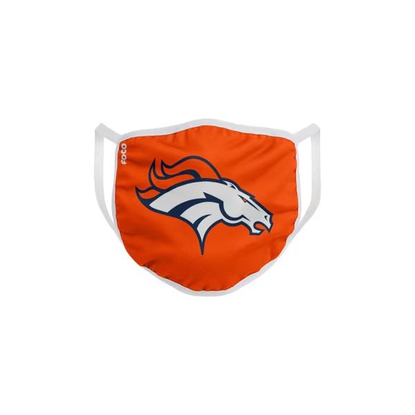 Household Multi-Purpose Denver Broncos Face Mask Multicolored, Foco, Mfr#: 194751473708