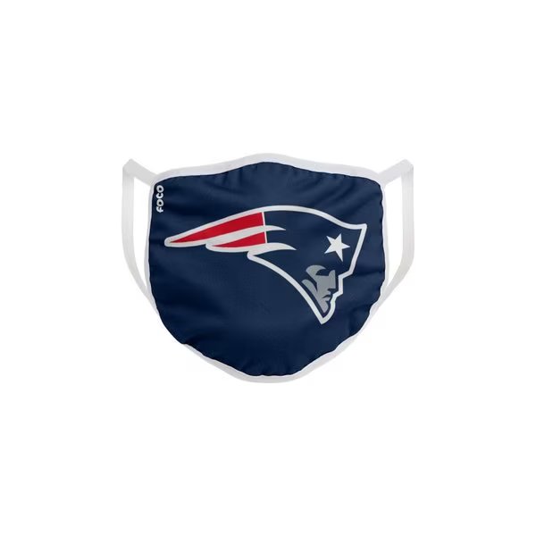 Household Multi-Purpose New England Patriots Face Mask Multicolored, Foco, Mfr#: 194751473937