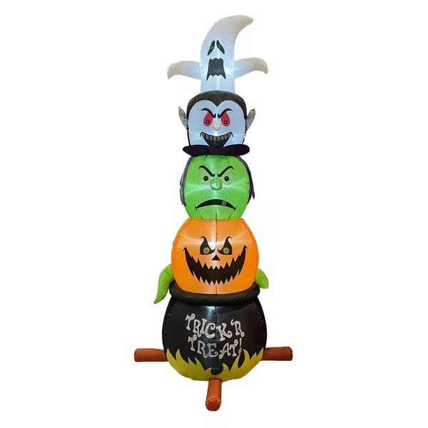 Four Season Halloween Stacked Figures Inflatable, Celebrations, Mfr#: MY16046