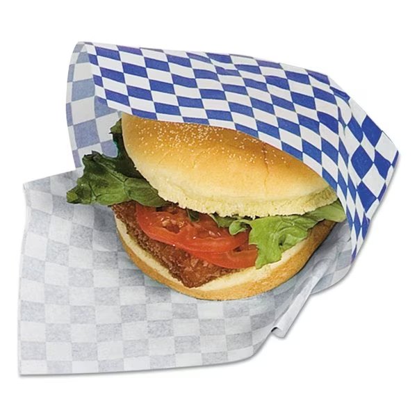 EcoCraft Grease-Resistant Paper Wrap/Liner, 12 x 12, Blue, PK5000, Bagcraft, Mfr#: P057850