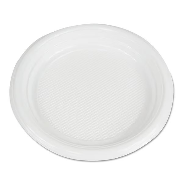 Hi-Impact Plastic Dinnerware, Plate, 6