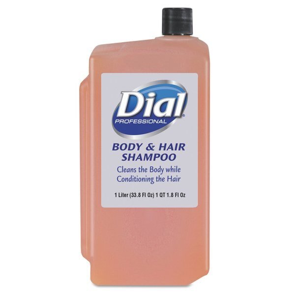 Body & Hair Care, Peach, 1 L Refill Cartridge, PK8, Dial Professional, Mfr#: 04029