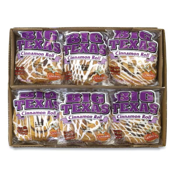 Big Texas Cinnamon Roll, 4 oz, PK12, Cloverhill Bakery, Mfr#: 790027