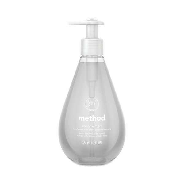 Gel Hand Wash, Sweet Water, 12 oz Pump Bottle, Method, Mfr#: 00034
