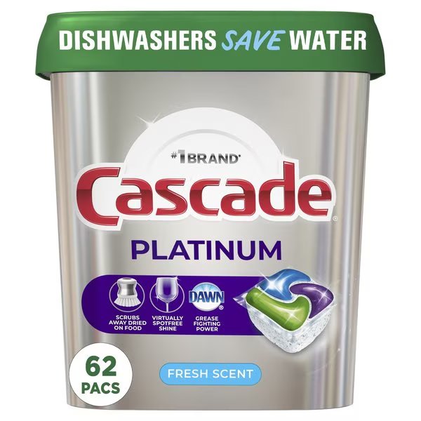 ActionPacs, Fresh Scent, 34.5 oz, PK186, Cascade, Mfr#: 97726