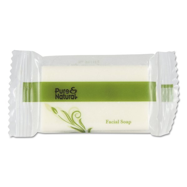 Body & Facial Soap, # 3/4, Fresh Scent, White, PK1000, Pure & Natural, Mfr#: PN500075