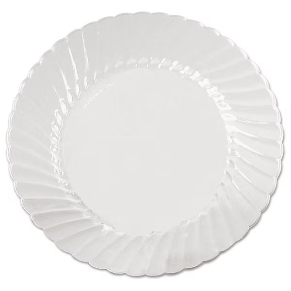 Classicware Plates, Plastic, 6", Clear, PK180, Wna, Mfr#: WNA CW6180