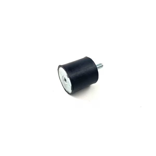 Rubber vibration isolator mount, female to male, metric, Natural Rubber 50A, Zinc-plated steel, Fairchild Industries, Mfr#: RVI1012-FM50