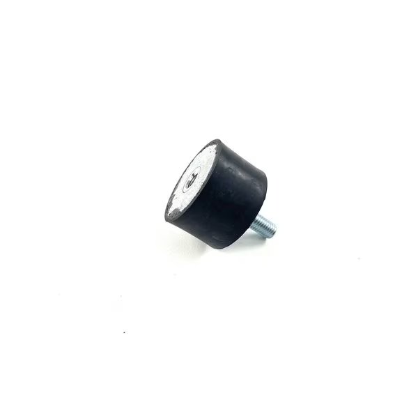 Rubber vibration isolator mount, female to male, metric, Natural Rubber 50A, Zinc-plated steel, Fairchild Industries, Mfr#: RVI1014-FM50