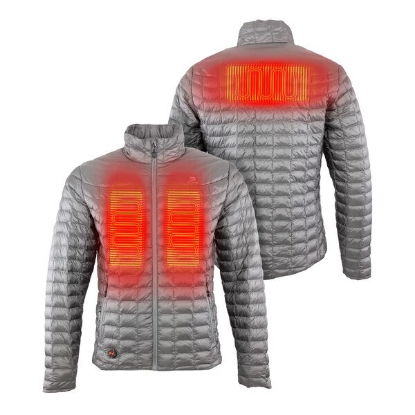 Men's Slate Heated Jacket, LG, 7.4V, Mobile Warming, Mfr#: MWMJ04320420
