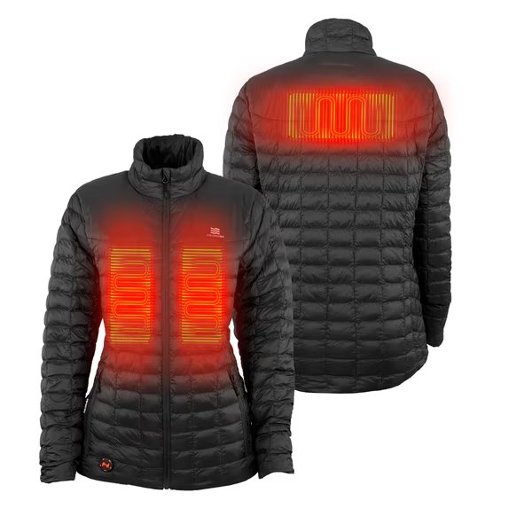 Women's Black Heated Jacket, XS, 7.4V, Mobile Warming, Mfr#: MWWJ04010120