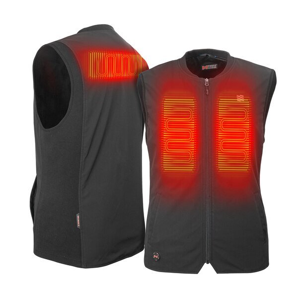 Unisex Black Heated Vest, Bluetooth, XL, 7.4V, Mobile Warming, Mfr#: MWUV07010520