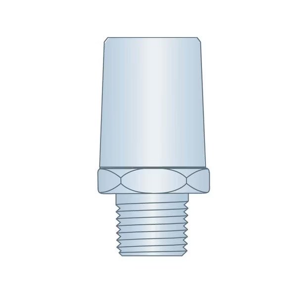 Bulk Loader Fitting 1/8-27NPT CS ZC, Heritage Industrial, Mfr#: H86020